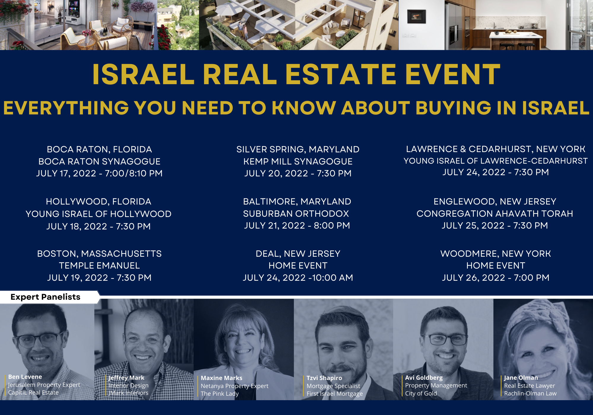 East Coast Events with EXPERT PANEL